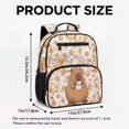 thumbnail image 7 of KUIFORTI Daisy Capybara Toddler Backpack Girls Kids School Bag with Side Pockets Adjustable Straps 13.5 Inch for Preschool Kindergarten Back to School Supplies, 7 of 7