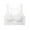 White, variant on Wancir Training Bras 9-18T Seamless First Bra Girls Sports Bras Longline Crop Bra - No Pads, Chest Double Lined