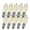 warm white, variant on Ruiandsion E10 LED Bulb AC 110-130V household light Living room interior lighting,White(Pack of 4)