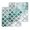 Turquoise, variant on Blue Morocco Kitchen Dish Towels for Drying Dishes Set of 3, Vintage Graffiti Paint Art Boho Dappled Waffle Weave Microfiber Hand Tea Bathroom Towels Quick Dry & Absorbent Towel 12x12