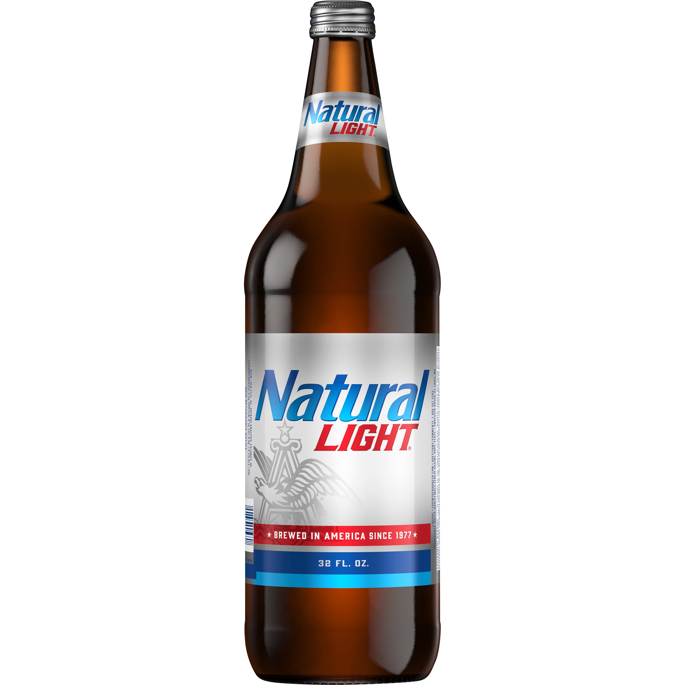 Natural Light Beer 32 Fl Oz Bottle 4 2 Abv Walmart Com Walmart Com