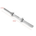 thumbnail image 3 of 1 Pair Dumbbell Bars Chrome Dumbbell Handles Weight Lifting Barbell Spinlock Collars Threaded Dumbbell Handle Solid Stainless Steel  Exercise Spinlock Collar Set, 35cm/45cm/50cm, 3 of 7