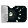 thumbnail image 4 of Awypu Moon Phases Stars Night Sky Funny Windshield Sun Shade Universal Size for Vehicle SUV Truck 51.18*27.59 in, 4 of 7