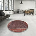 thumbnail image 3 of Ahgly Company Indoor Rectangle Traditional Saffron Red Persian Area Rugs, 2' x 5', 3 of 6