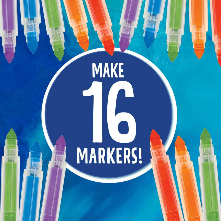 Crayola DIY Marker Maker Washable Markers Set 25 Pieces, Child Ages 8+