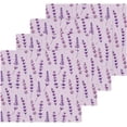 thumbnail image 2 of Coolnut Purple Lavender Cotton Hand Towels, Quick-Drying and Absorbent Washcloths, for The Bathroom Kitchen Multi-Purpose Wash Cloths in The Hotel Gym, 4 Pack 12 X 12 Inches Washcloth Gift, 2 of 7