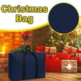 thumbnail image 5 of Christmas Decorations Storage Bag Heavy Duty Reusable 600D Tear-proof Oxford Fabric Polyester Material Christmas Tree Storage Bag with Zippers and Handles Big Foldable Duffle Bag for Travel, 5 of 5
