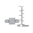 thumbnail image 4 of 1 1/2 Carat (Ctw G-H, I2-I3) Princess-Cut Diamond Engagement Ring in 10K White Gold for Women, 4 of 6