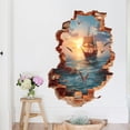 thumbnail image 1 of Linnome Stickers Lovely Pattern Stickers for Doors Windows Walls Atmosphere Decoration Multicolor 80x58cm, 1 of 8