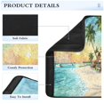 thumbnail image 4 of ALAZA Beach with Palm Trees Car Seat Belt Adjuster Neck Covers Shoulder Cushions Pads S, 4 of 8