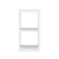 thumbnail image 2 of Linon Lane Two Cubby Open Back Storage Cabinet in White Wood, 2 of 15