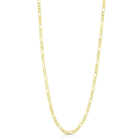 14K Yellow Gold 16in 2.8mm Figaro Chain with Lobster Clasp