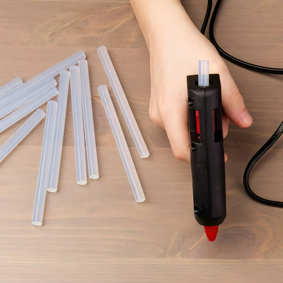 OUNONA 150Pcs Clear Hot Glue Sticks Bulk for Office Use with Strong Adhesive and Easy Application
