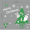 thumbnail image 4 of Christmas Tree Reindeer Merry Christmas Reusable Mural Stickers Decor Door Party Supplies for Home Shop Store Display Decorations, 4 of 4