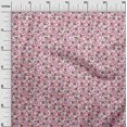 thumbnail image 3 of oneOone Cotton Flex Light Pink Fabric Abstract Floral Craft Projects Decor Fabric Printed by The Yard 40 Inch Wide, 3 of 5