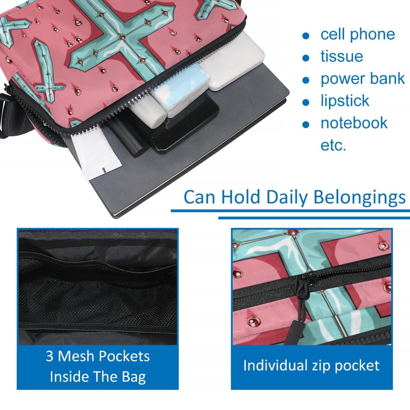 Easter Lightweight Adjustable Crossbody Bag with Extension Strap - Unisex Waist Pack Fanny Pack