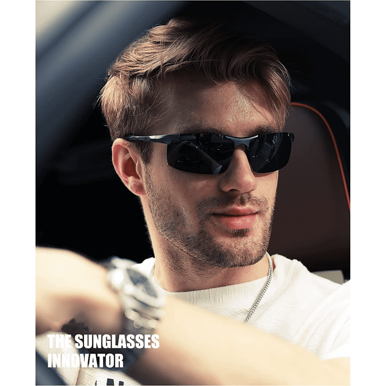 Tr90 Material UV-Protection Running Sunglasses Mens Sunglasses