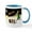 White/Blue Inside, variant on CafePress - Night Flight/4 Poodles Mug - 11 oz Ceramic Mug - Novelty Coffee Tea Cup