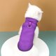 thumbnail image 1 of Disfraz de Papá Noel para perros y gatos, color morado cálido, para Navidad, divertido, para fiestas navideñas, para gatos y perros pequeños, con estampado navideño, accesorio para mascotas,, 1 of 4