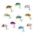 thumbnail image 4 of 10 Uds Señuelos de Pesca 10 Colores Cebo de ,6 Cm / 2g Aparejos de Pesca Anzuelo Triple de material acero Carbono Cola Minnow señuelos de pesca, 4 of 6