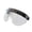 Transparent, variant on YAHHU Anti-UV Anti-Scratch Motorcycle Helmet Lens Fashion Visor Wind Shield Replacement Universal for Standard 3-Snap Open Face Helmets (9.05 inches / 23 cm) - Silver