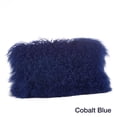 thumbnail image 5 of SARO 3564.CK1220B 12 x 20 in. Wool Mongolian Lamb Fur Throw Pillow - Charcoal, 5 of 5