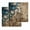 Brown, variant on Nautical Blue Octopus Kitchen Dish Towels for Drying Dishes Set of 2, Coastal Ocean Summer Vintage Sea Waffle Weave Microfiber Hand Tea Bathroom Towels Quick Dry & Absorbent Towel 12x12