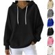 thumbnail image 1 of Neewe Women's Lightweight Hoodies Oversized Sweatshirts with Pockets Long Sleeve Thin Casual Hooded Pullover, 1 of 5