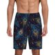 thumbnail image 1 of Fotbe Peacock Feathers Pantalones Cortos de Pijama para Hombre, Ropa de Dormir, Pantalones de Pijama Cortos para Hombre-XX-Large, 1 of 6