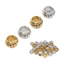 thumbnail image 4 of Accesorios para decoración del cabello, 30 piezas de tubo trenzado de barba, cuentas para rastas, cuentas antiguas para el cabello, funcionalidad versátil, 4 of 8