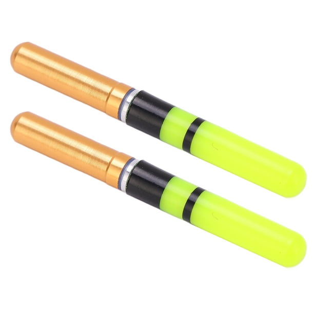 Lot De 2 Flotteurs De Pêche LED – Induction De Touche, Lumière Clignotante, Portée 200m, Sans Batterie