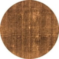 thumbnail image 1 of Ahgly Company Indoor Round Oriental Orange Industrial Area Rugs, 6' Round, 1 of 4