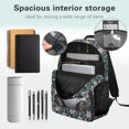 thumbnail image 5 of Aplkyhs School Backpack for Age 6-18 Large Capacity Ergonomic Padded Straps School Bag for Boys Girls Elementary Middle High School Students Back to School Use Panda Flower, 5 of 7