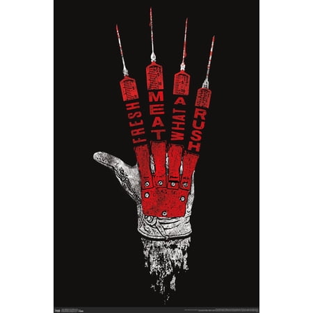 A Nightmare on Elm Street - Hand Wall Poster, 22.375" x 34"