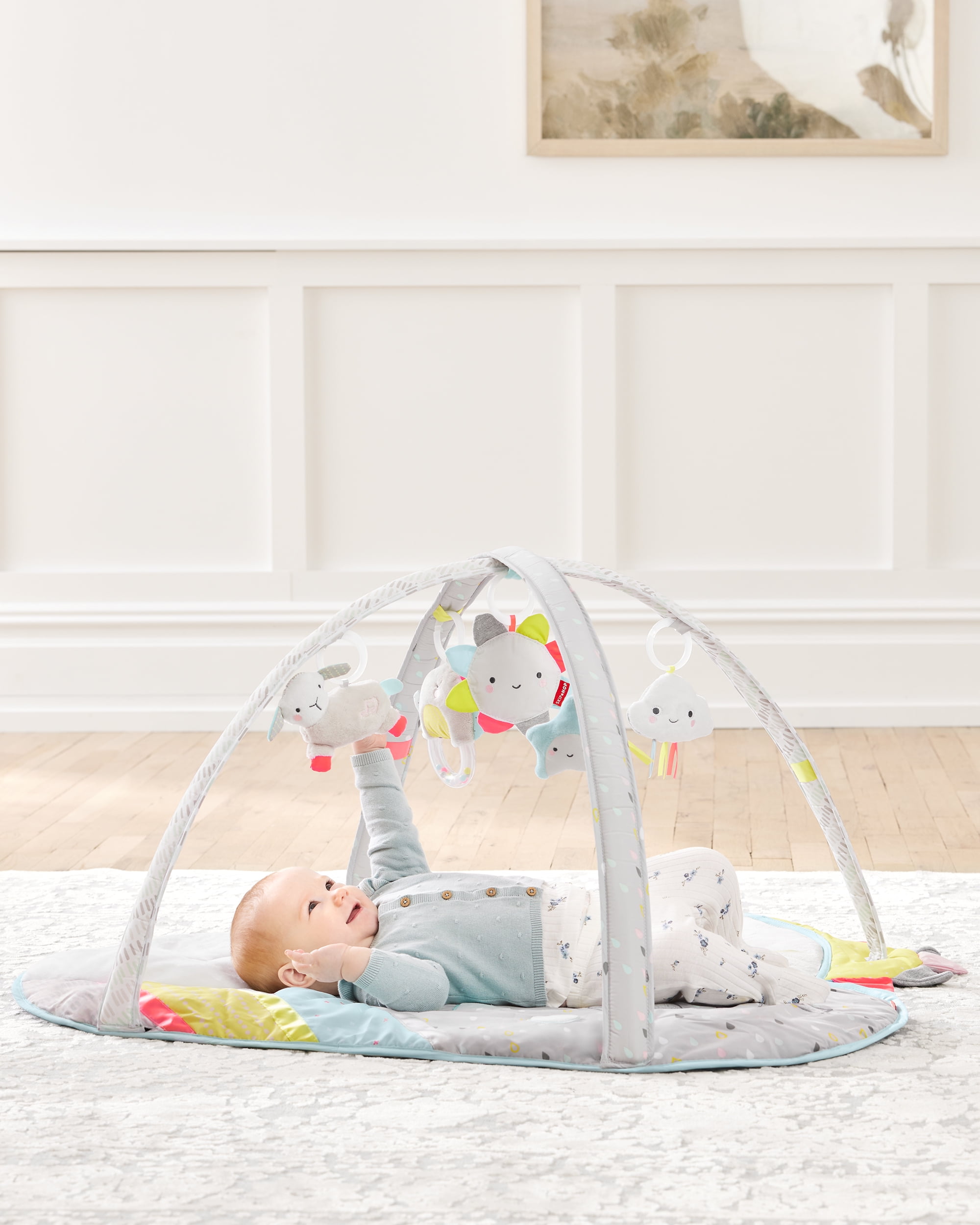 Skip Hop Baby Activity Play Gym, Silver Lining Cloud, Age 0-2 Years, Grey