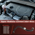 thumbnail image 2 of Manguera de Entrada de Refrigerante Superior del Radiador Única para Jeep Compass Patriot 2.0L 2.4L 2007-2017 para Dodge Caliber 1.8L 2.0L 2.4L 2007-2012 No. 5058172AH/5058172AE, 2 of 7