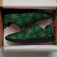 thumbnail image 3 of Marijuana Shoes Womens Mens Road Running Shoes Tennis Walking Sneakers Black Size 5, 3 of 5