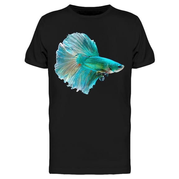 Turquoise Betta Fish Tee Men's -Image by Shutterstock