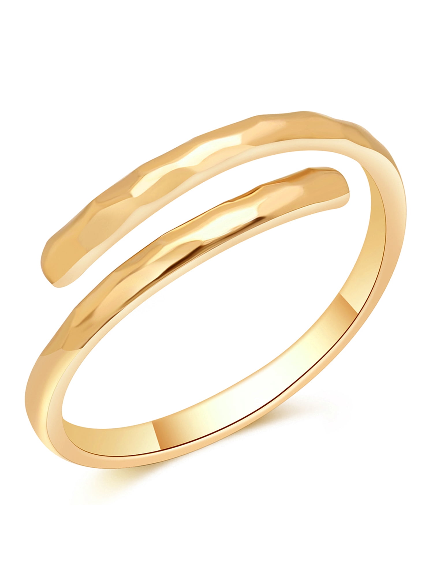 UIONEN Adjustable Rings for Women Knuckle Tail Ring Simple Open Band