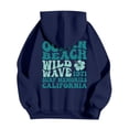 thumbnail image 4 of Vintage Ocean Beach California Hoodie, Surf Memories 1971, Retro Graphic Pullover Sweatshirt, 4 of 4