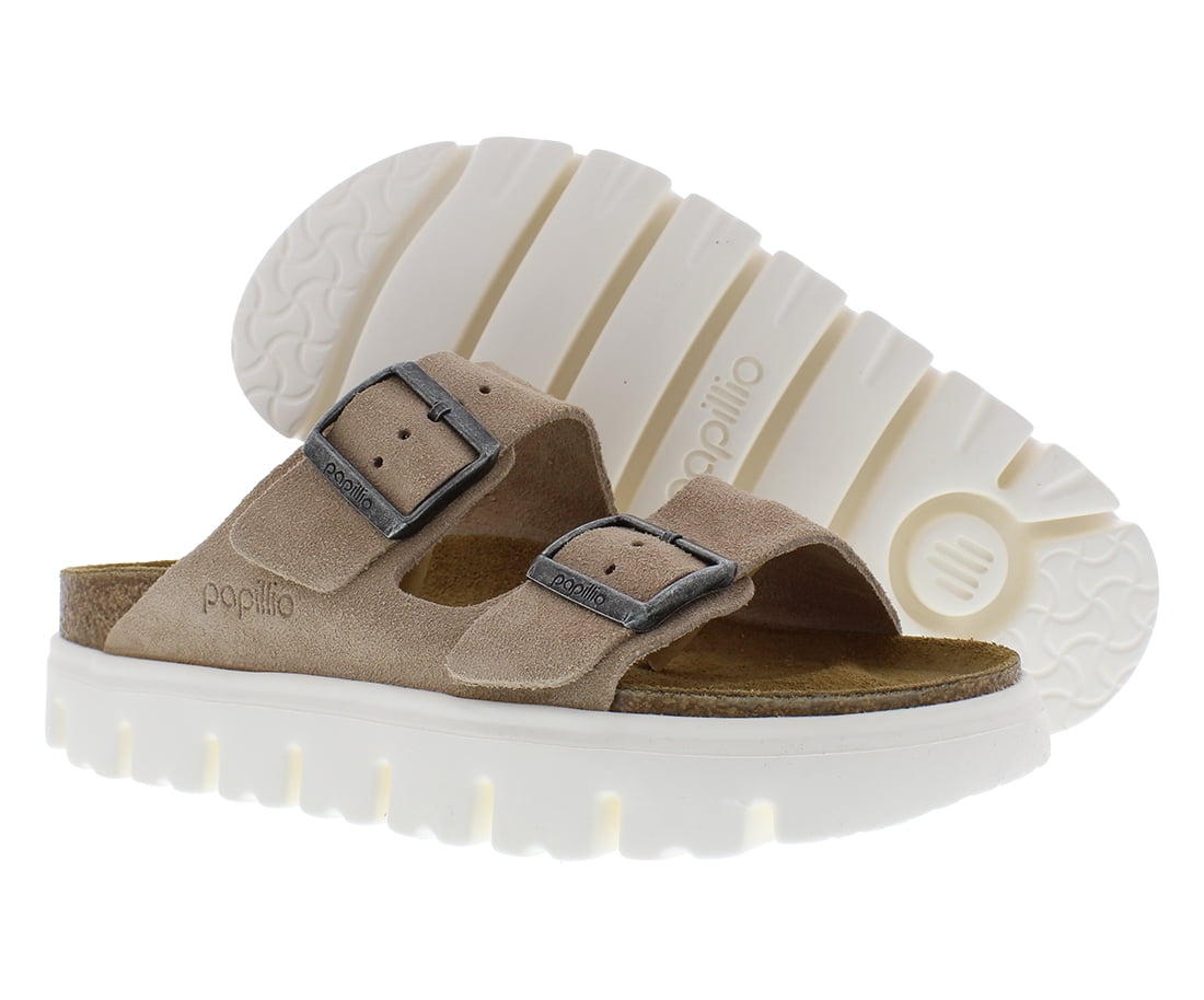 Birkenstock Arizona Papillio Chunky Narrow Unisex Shoes Size 7, Color: Warm Sand
