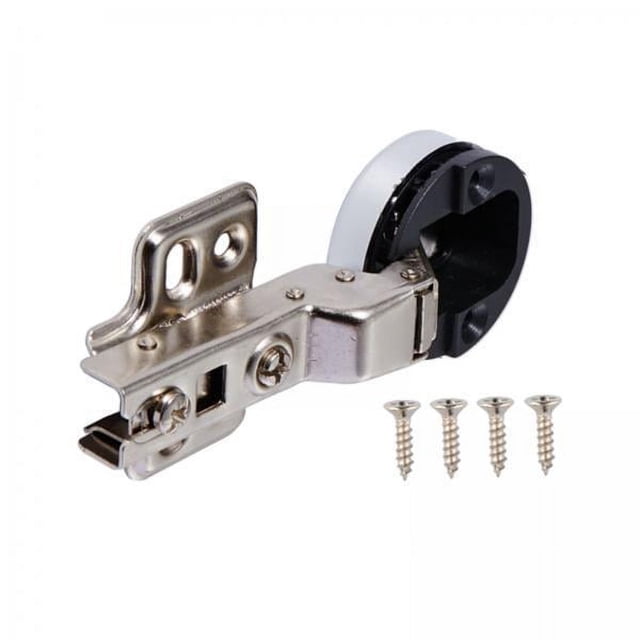 2x Bisagras de Puerta de Vidrio, Oculta con Orificio de 35 Mm, Prácticas, Bisagras de Bricolaje, Fija de Acero , Curva Media 2 piezas