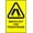 Warning Sign 3, variant on Watch Out For Pedestrians Metal Tin Sign - 8"x12", Industrial/Commercial Decor for Crosswalks, Parking Lots, Busy Zones