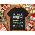 thumbnail image 2 of Tstars Mens Christmas Is Essential Funny Humor Quarantine 2020 Ugly Christmas T Shirt, 2 of 5
