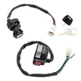 thumbnail image 6 of M MATI Start Stop Headlight Switch & Ignition Key Switch for Yamaha Warrior Grizzly Big Bear Wolverine Kodiak MOTO-4, 6 of 8