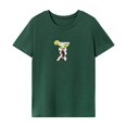 thumbnail image 1 of Camiseta de verano con cuello redondo para mujer, camisetas de verano para mochilero, compras y vacaciones L, 1 of 7