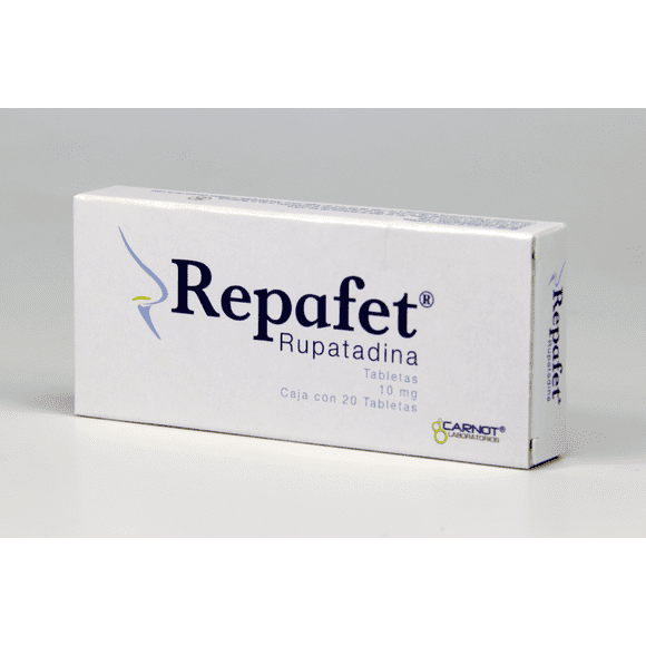 Repafet tabletas 20 pzas de 10 mg c/u