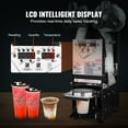 thumbnail image 6 of Fully Automatic Cup Sealing Machine, 500-650 Cups/Hour, for 90/95/180mm Bubble Tea & Coffee Cups, Electric Boba Sealer with LCD Display, Black (Commercial Use), 6 of 11