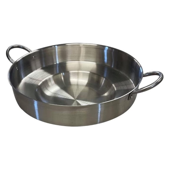 23"x7" Heavy Duty Stainless Steel Concave Comal Griddle Great Comal para Tacos Tortillas Maker, Griddle Cooking Camping