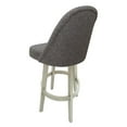 thumbnail image 2 of Swivel Counter Bar Stool 26" M-235 Vivian Base - Mojave Gray Fabric - White, 2 of 2